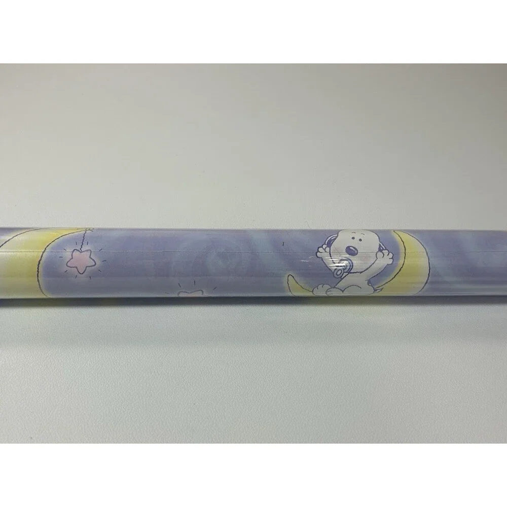 Hallmark Wrapping Paper Christmas Peanuts Snoopy Woodstock Sleeping 15 sq ft
